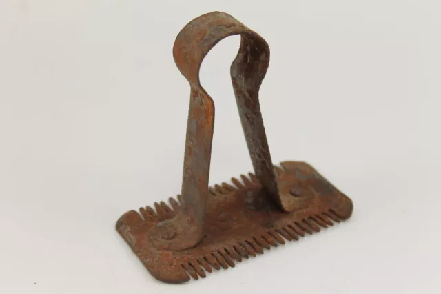 Antique Ottoman Empire Handforged Horse Curry Comb 19 Century