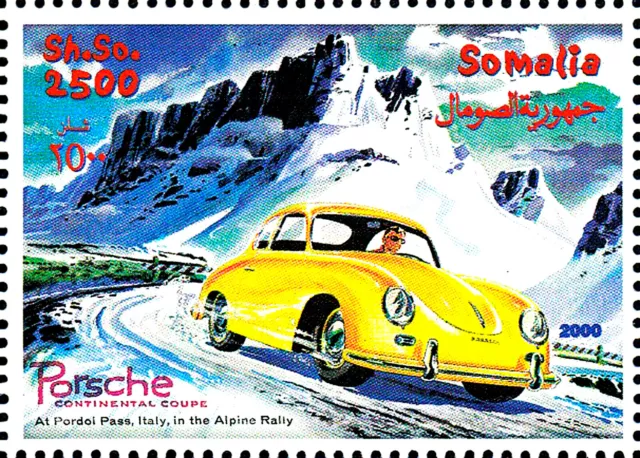 MNH Auto Oldtimer Porsche 356 Continental Coupe Sportwagen Deutschland Klassik