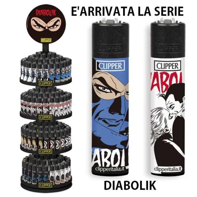 ACCENDINO CLIPPER LARGE Diabolik Limited Edition Da Per Collezione 16 Pezzi  Rari EUR 30,00 - PicClick IT