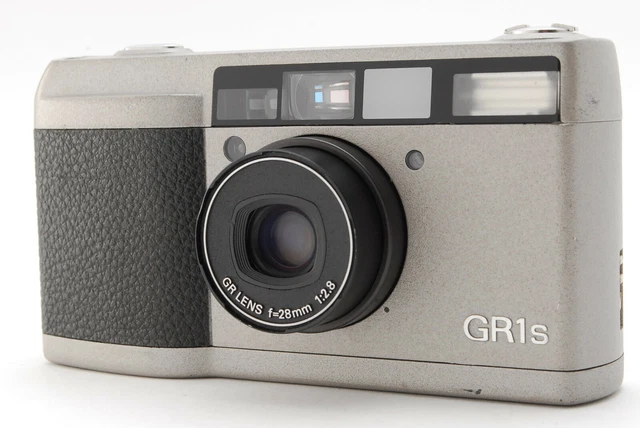[ALMOST MINT LCD WORKS] RICOH GR1s Silver 35mm Point & Shoot Film Camera JAPAN