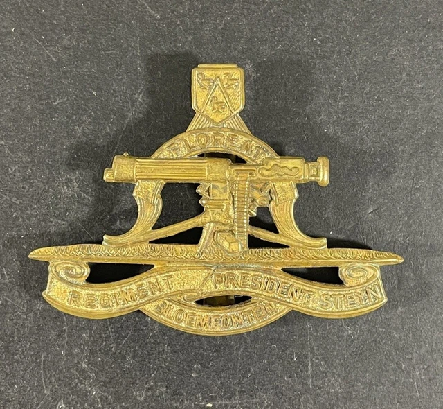 WW2 SOUTH AFRICAN Machine Gun Regiment President Steyn Bloemfontein Cap