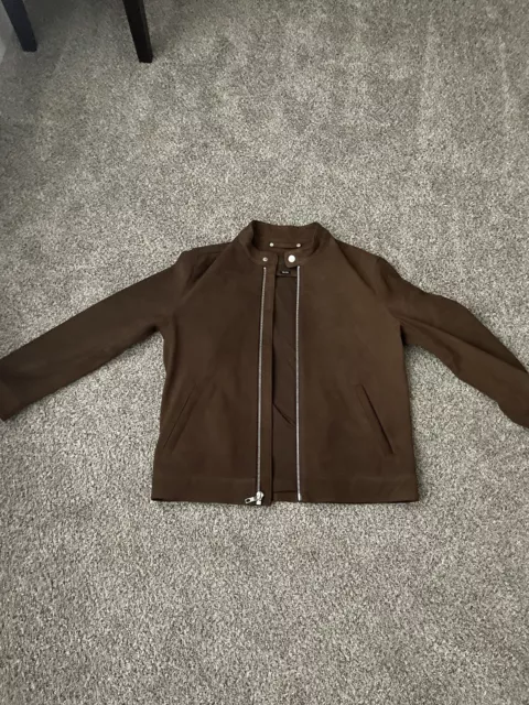 Leather jacket brown (athletic / medium)