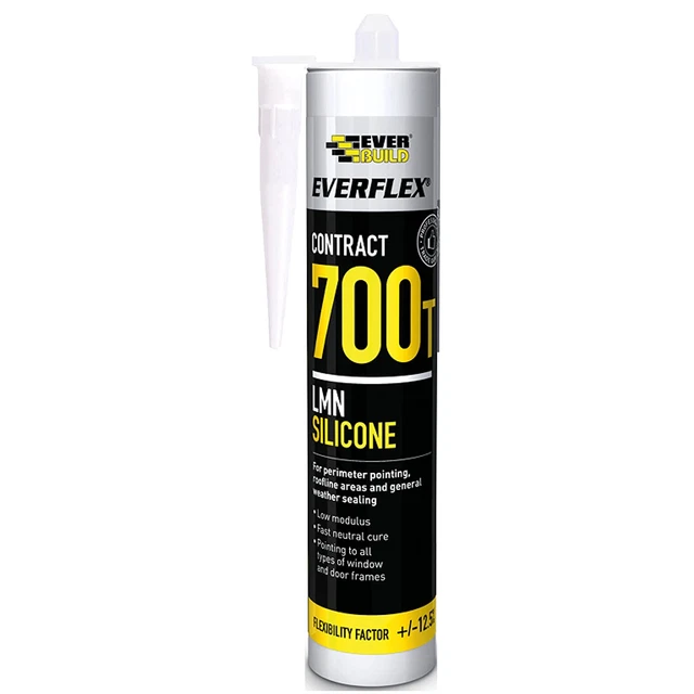 Everbuild Everflex 700T Contract LMN sigillante silicone cura neutra a basso modulo,