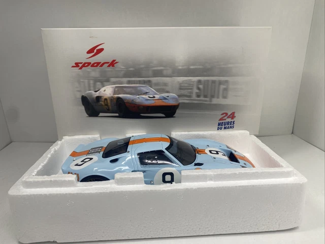 1/18 Spark 1968 24H Le Mans Winner Ford GT40 MK1 Part # 18LM68