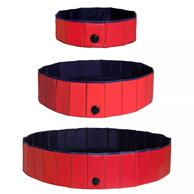 lionto Piscina plegable para perros bañera para perros piscina para mascotas