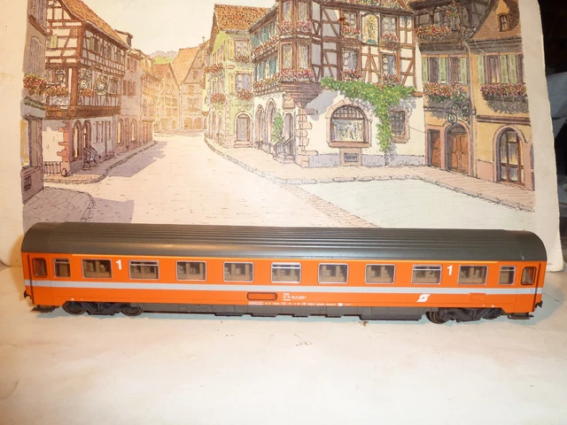 Set 3 voitures voyageurs voie étroite ÖBB Ep III-IV HOe Roco 6240007