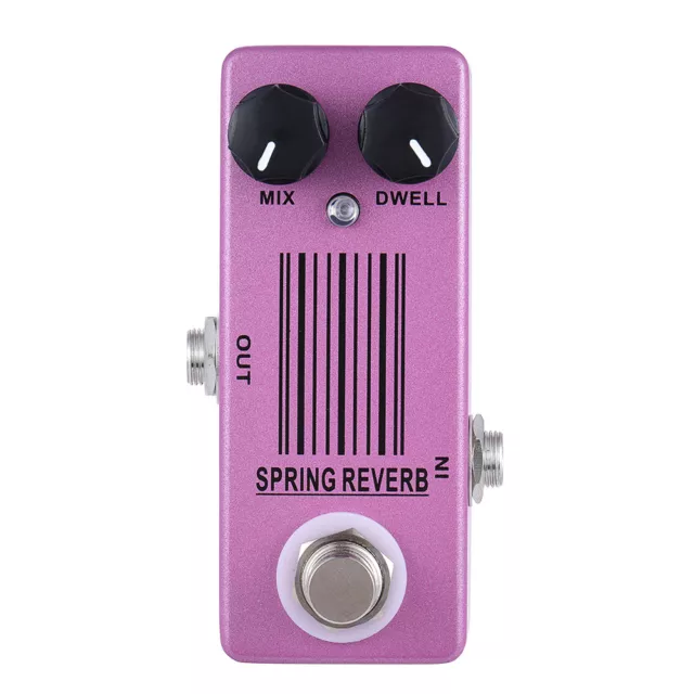 MOSKY Spring Reverb Guitar Effect Pedal Mini Single True Bypass Effect Pedal