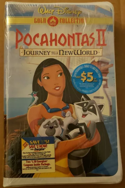 Walt Disney POCAHONTAS II JOURNEY TO A NEW WORLD | GOLD COLLECTION | VHS | 19850