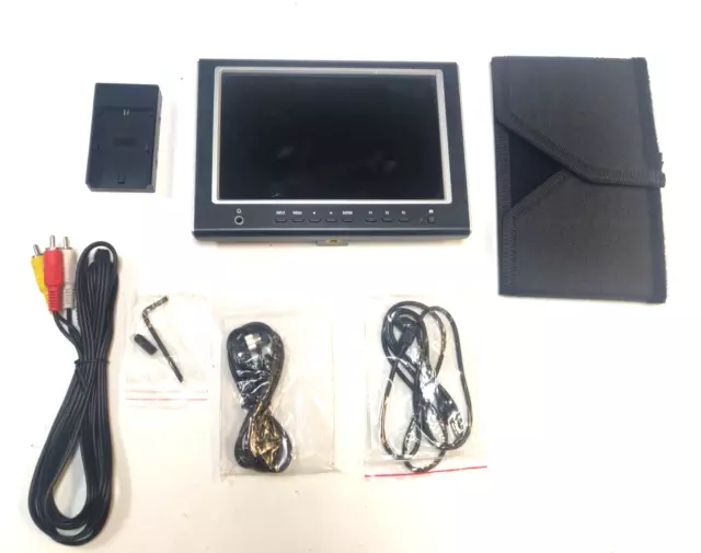 Elvid RVM-7B-ALT 7" RigVision Lightweight On-Camera Monitor BATTERY NOT INCLUDED
