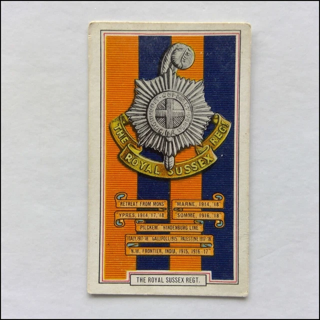GALLAHER ARMY BADGES 15 The Rifle Brigade Cigarette Card (CC5) $4.99