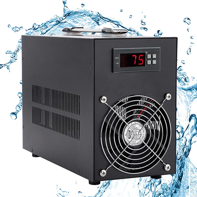 16Gal Aquarium Chiller Small Water Chiller for Househod Fish Tanks Coral Crystal