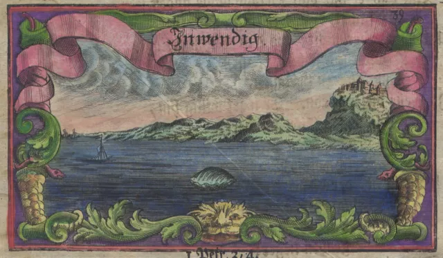 90 Rosso-39- MISTERI MAGIA SIMBOLI SEGNI EMBLEMI Bibbia Arndts Christenthum 1735