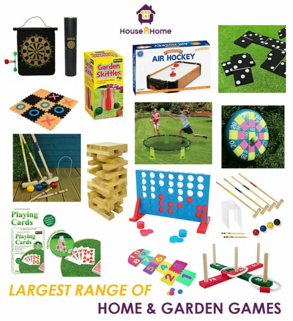 Jumbo Outdoor Garden Games Kids Family Fun Activity Giant Toys Picnic Summer