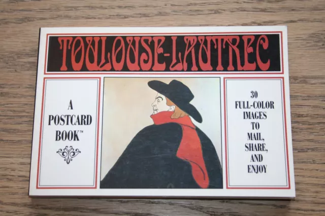 Tolouse-Lautrec Postcard Book 30 Cartoline Quadri Dipinti Copertina Flessibile