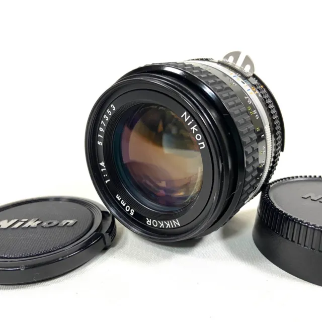 Nikon Nikkor Ai-s Ais 50mm F/1.4 Prime Standard Lens MF Japan [Near Mint] #922