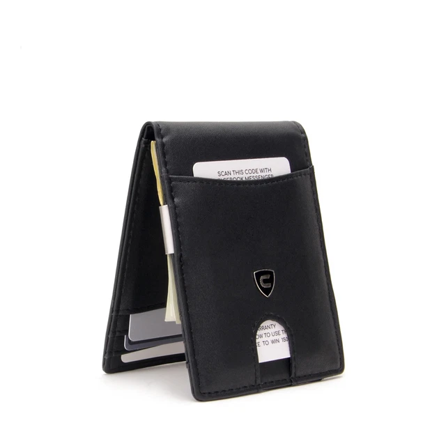 ÖGON PORTA CARTE Di Credito Portadocumenti Clip Custodia Fermasoldi Card Rfid EUR 32,49 - IT - Foto 9