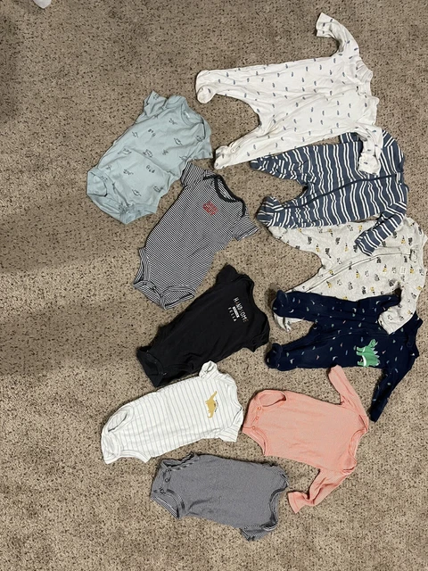 Lot of 10 baby boy carters size 6 months