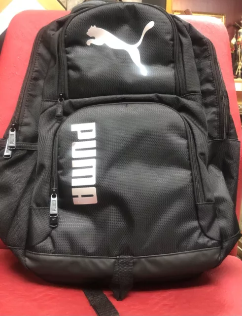 PUMA Plus Padded 15” Laptop Backpack Black