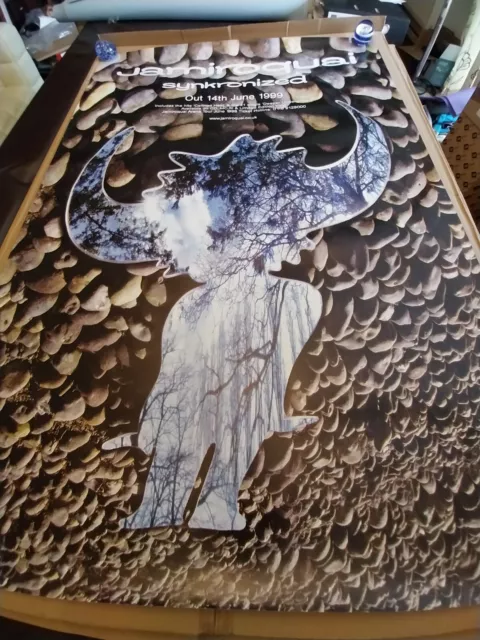 JAMIROQUAI - SYNKRONIZED Original 1999 Large promo Poster 40 x 60 inch