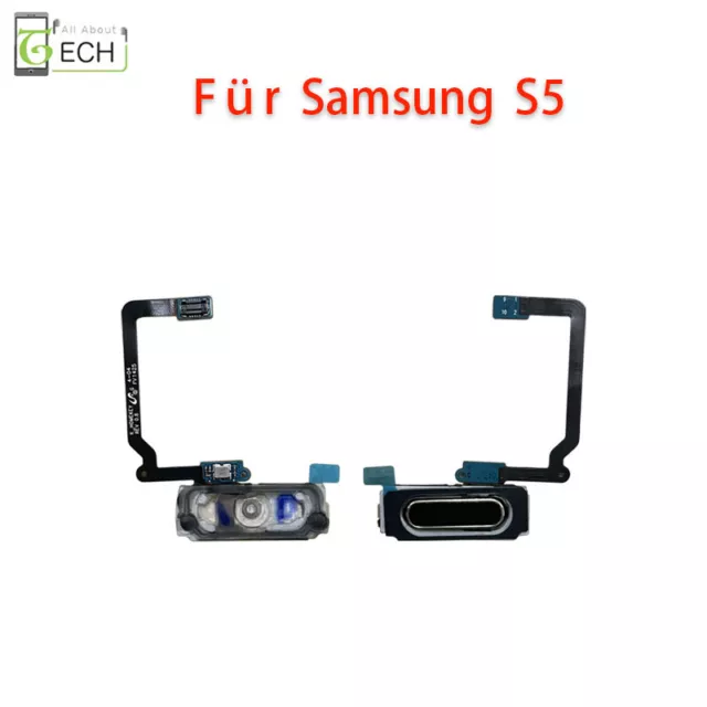 Für Samsung S5 SM-G900F Home Taste Finger Abdruck Sensor Fingerprint schwarz