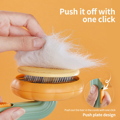 Self Cleaning Slicker Brush Massage Dog Cat Pet Brush Grooming Slicker Hair Comb 2