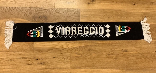 Écharpe Ultra Perugia Brigata - Laine Brodée Biancorossa Avec Franges