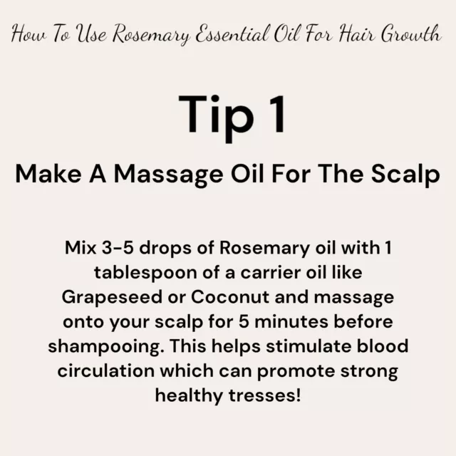 Rosemary Oil For Healthy Hair Growth - 100% Pure Rosemary Essential Oil 3