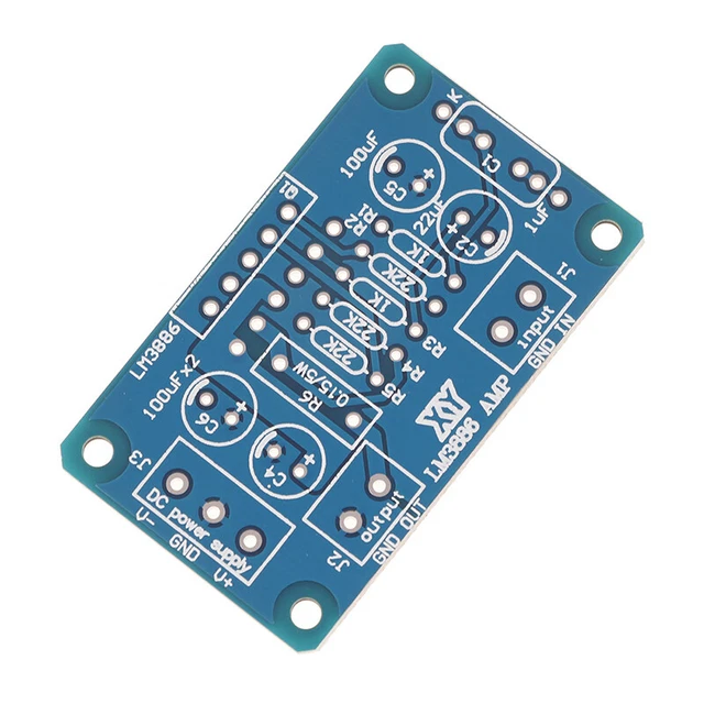 DC ±20-28V 68W LM3886TF HIFI power amplifier board PCB parallel bare^JO