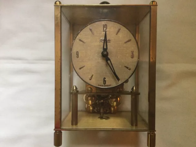 Kundo Vintage Carriage Clock Mid Century Kieninger & Obergfell Made In Germany