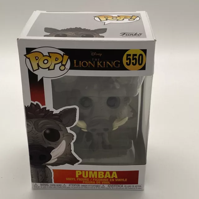 Funko Pop  - Disney -  Pumbaa N° 550 - The Lion King  