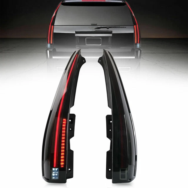 Feu Stop + Feu De Cargo LED Fumé Pour Chevrolet Silverado/GMC Sierra 1999-2007 - AUXITO, Garantie 2 Ans