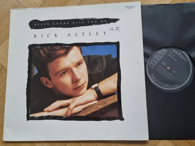 RICK ASTLEY - Never Gonna Give You Up 12'' Vinyl Maxi Europe $93.76 ...
