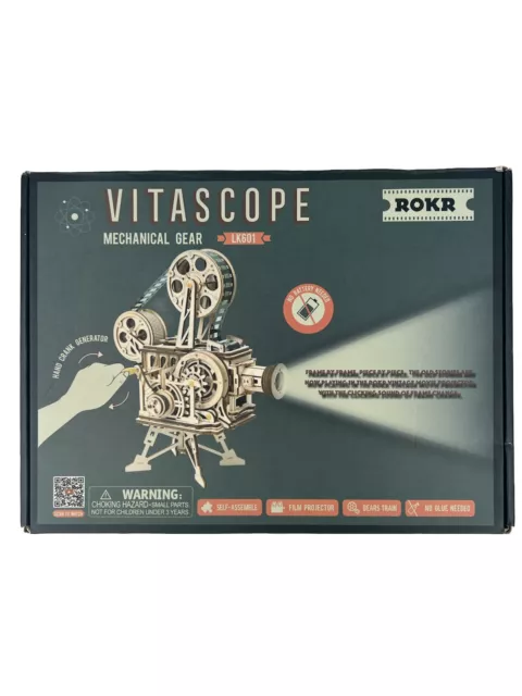 ROKR Vitascope Movie Projector Kit LK601 NEW-Open Box-Sealed Inside