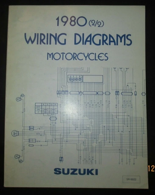 1980 SUZUKI MOTORCYCLE T Models Wiring Diagrams Electrical Manual