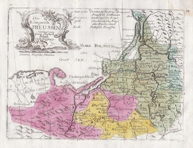 POLSKA PREUSSEN POLEN Ostpreußen Kaliningrad Pommern Litauen Kilian