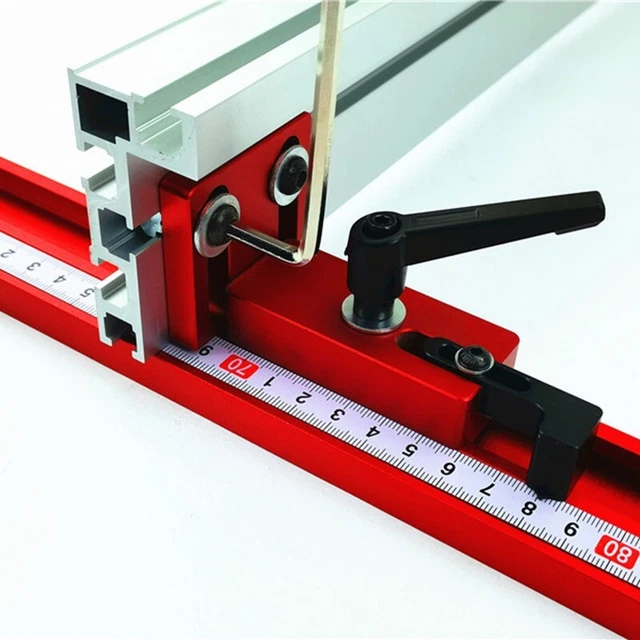 Ranura en T Mitre Track soporte tobogán tope 30 y 45 vía en T carril deslizante