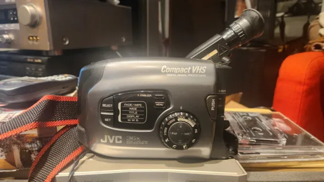 VHS-C JVC Camcorder Handycam Working
