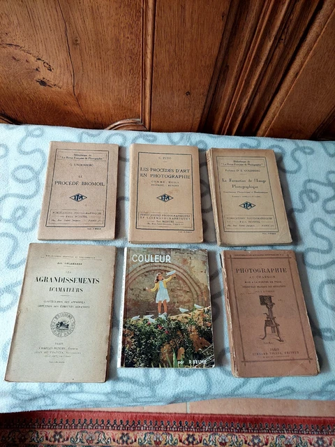 LOT D'ANCIENS LIVRES Et Livrets Techniques Sur La Photographie EUR 30