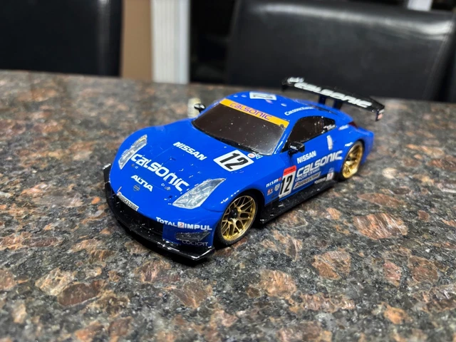 Carrosserie Kyosho Ferrari 612 Scaglietti Bleue 1/27 Pour Mini-Z - ASC MZG208MB