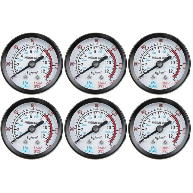 Digital Manometer Digital Air Pressure Gauge Air Gauge Air Tank White Iron