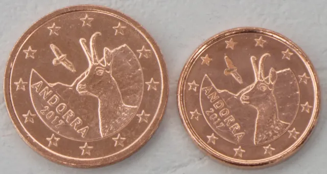 1+ cent Monedas de Curso Andorra 2017 sin circular