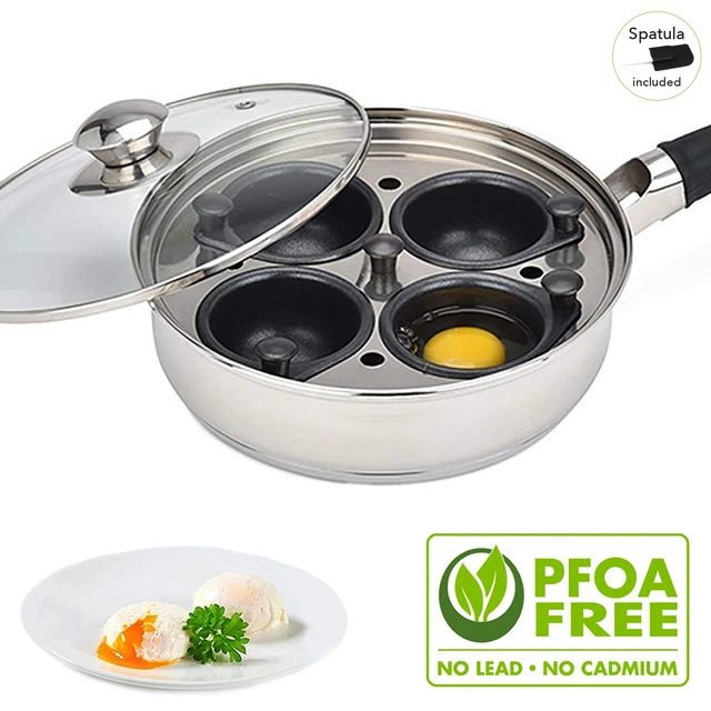 Egg Poacher Pan - Stainless Steel Poached Egg Cooker – Perfect Poached –  Stock Your Home