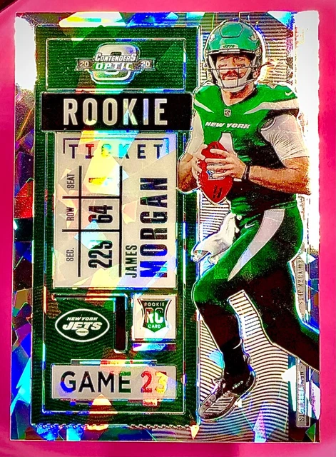 2020 Panini Contenders Optic James Morgan 19/22 Ticket Cracked Ice Rookie RC
