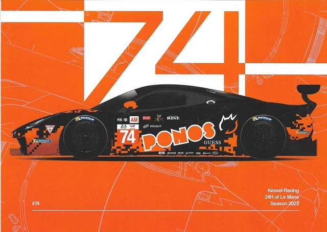 24 HEURES DU Mans 2023 PORSCHE PENSKE 4 Cartes EUR 6,00 - PicClick FR