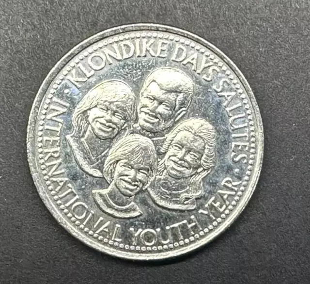 Canada Edmonton Alberta 1985 Klondike Dollar Coin Medal Token