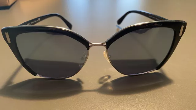 Prada SPR 56TS  Sonnenbrille Brille schwarz Metall