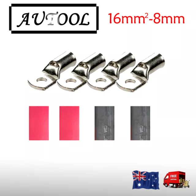 4 X Battery Cable Lead Lug Terminals 16-8 for Electrical wire AU seller