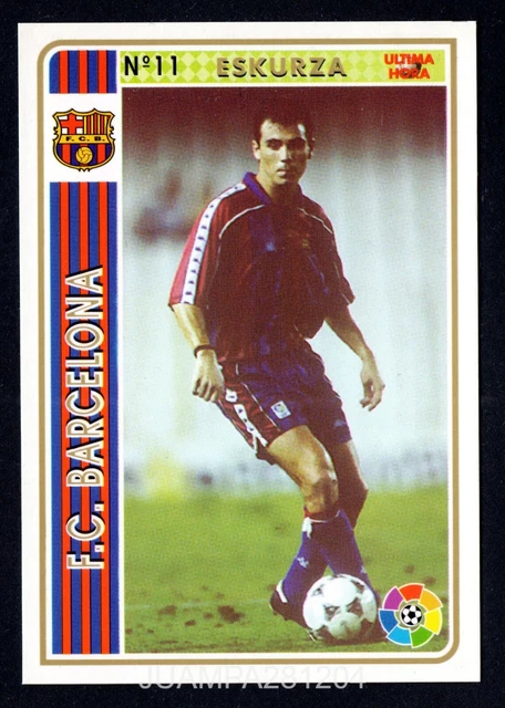 Cambiar cartas, lista de comprobación y fotos para Mundicromo Sport S.L. Las fichas de la Liga 1995-1996