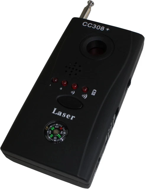 CC308 Bugdetektor Anti-Spionage RF Detektor für DECT, Wireless Bug and Listening 6