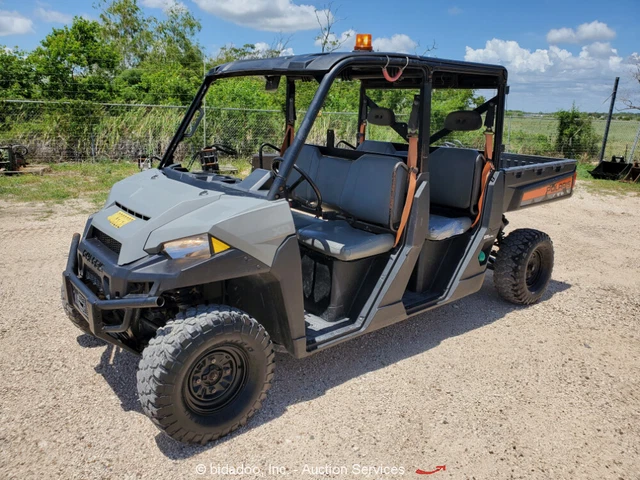 2019 Polaris PRO XD Commercial 4WD Side By Side UTV Dump Bed Cart Diesel